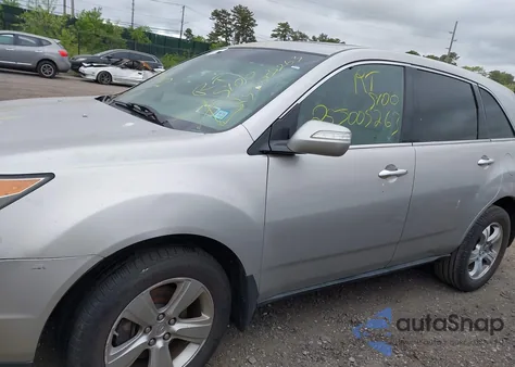 2010 Acura Mdx Technology Package from USA, damaged, VIN 2HNYD2H62AH520414